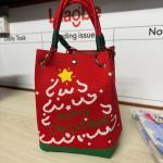 Cartoon Striped Tote Bag