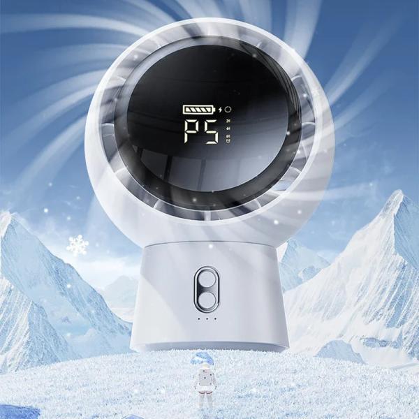 5000mAh Bladeless Rechargeable Table Fan