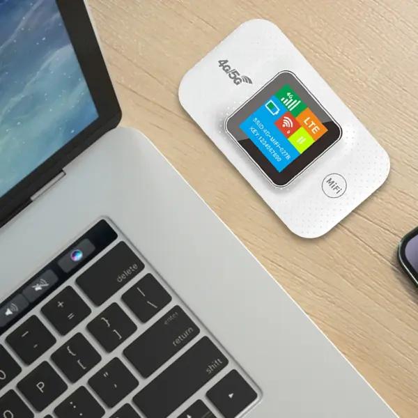 MF687 3000mah LTE Portable Pocket Router With A 3000mah Battery That Provides Wireless Internet Access Using An LTE SIM Card.
