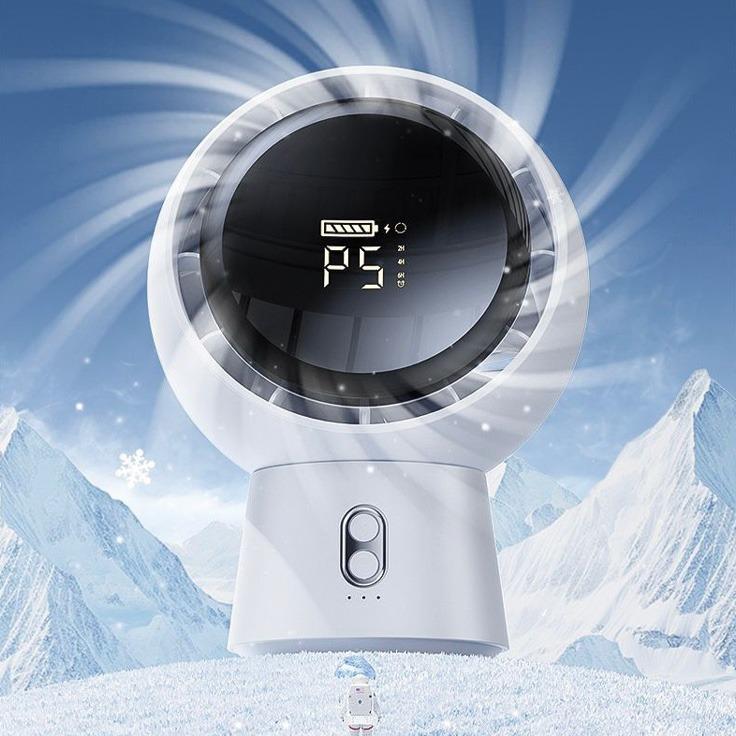 5000mAh Bladeless Rechargeable Table Fan